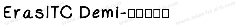 ErasITC Demi字体转换